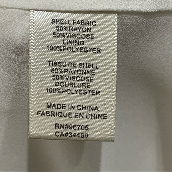 Rebecca Taylor White Diamond Shift Dress Size 4 NWT - Picture 10 of 10